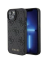 Etui Guess GUHCP15SP4EPMK Apple iPhone 15 hardcase Leather 4G Stamped černá/black