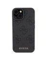 Kup Etui Guess GUHCP15SP4EPMK Apple iPhone 15 hardcase Leather 4G Stamped czarny/black - GUE2842 - {ean13} - Sklep Home Screen