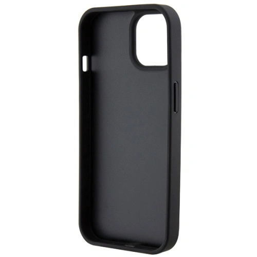 Kup Etui Guess GUHCP15SP4EPMK Apple iPhone 15 hardcase Leather 4G Stamped czarny/black - GUE2842 - {ean13} - Sklep Home Screen