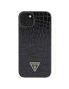 Kup Etui Guess GUHCP15SPCRTHCK Apple iPhone 15 hardcase Croco Triangle Metal Logo černý/black - GUE2843 - {ean13} - Sklep Home Screen