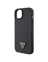Kup Etui Guess GUHCP15SPCRTHCK Apple iPhone 15 hardcase Croco Triangle Metal Logo černý/black - GUE2843 - {ean13} - Sklep Home Screen
