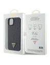 Buy Guess GUHCP15SPCRTHCK Apple iPhone 15 hardcase Croco Triangle Metal Logo black - GUE2843 - {ean13} - Home Screen Store Europe