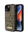 Etui Guess GUHCP15SPFGSBSD Apple iPhone 15 hardcase Rhinestone Metal Logo žlutý/yellow