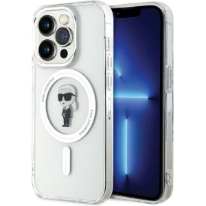 Etui Karl Lagerfeld KLHMP15LHFCKNOT Apple iPhone 15 Pro hardcase IML Ikonik MagSafe transparent