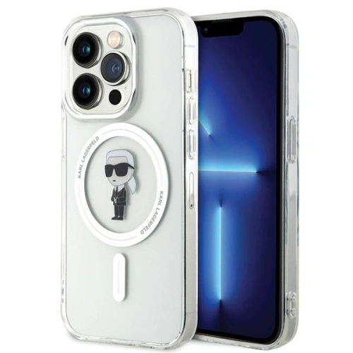 Kup Etui Karl Lagerfeld KLHMP15LHFCKNOT Apple iPhone 15 Pro hardcase IML Ikonik MagSafe průhledné - KLD1677 - {ean13} - Sklep Home Screen