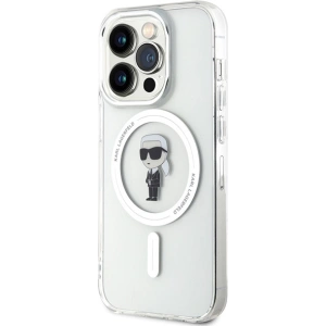 Etui Karl Lagerfeld KLHMP15LHFCKNOT Apple iPhone 15 Pro hardcase IML Ikonik MagSafe transparent
