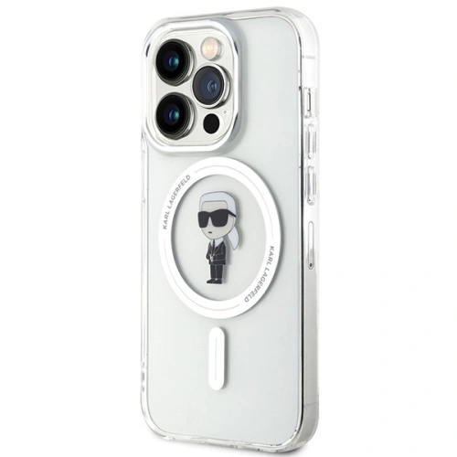 Kup Etui Karl Lagerfeld KLHMP15LHFCKNOT Apple iPhone 15 Pro hardcase IML Ikonik MagSafe průhledné - KLD1677 - {ean13} - Sklep Home Screen