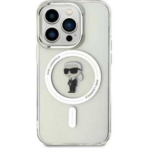 Etui Karl Lagerfeld KLHMP15LHFCKNOT Apple iPhone 15 Pro hardcase IML Ikonik MagSafe transparent