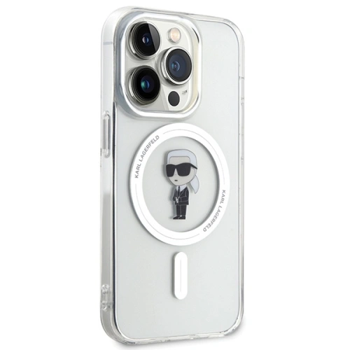 Kup Etui Karl Lagerfeld KLHMP15LHFCKNOT Apple iPhone 15 Pro hardcase IML Ikonik MagSafe průhledné - KLD1677 - {ean13} - Sklep Home Screen