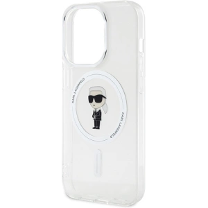 Etui Karl Lagerfeld KLHMP15LHFCKNOT Apple iPhone 15 Pro hardcase IML Ikonik MagSafe transparent