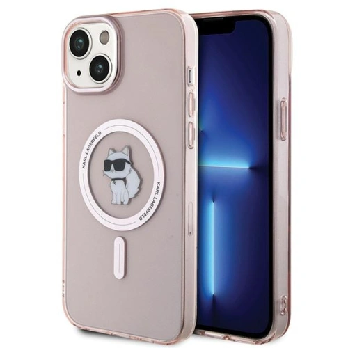 Buy Karl Lagerfeld KLHMP15MHFCCNOP Apple iPhone 15 Plus / 14 Plus hardcase IML Choupette MagSafe pink - KLD1681 - {ean13} - Home Screen Store Europe