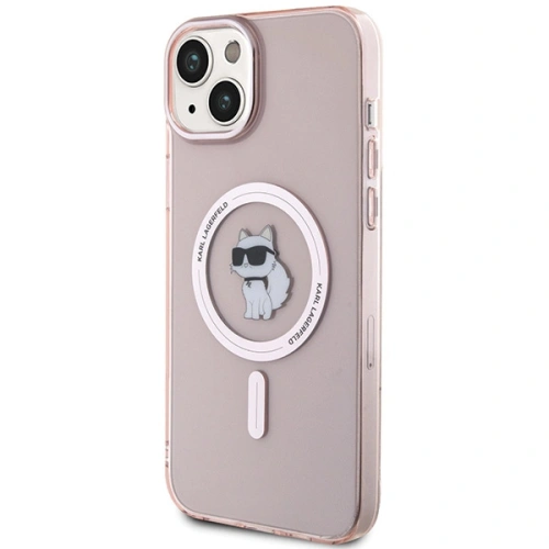 Buy Karl Lagerfeld KLHMP15MHFCCNOP Apple iPhone 15 Plus / 14 Plus hardcase IML Choupette MagSafe pink - KLD1681 - {ean13} - Home Screen Store Europe