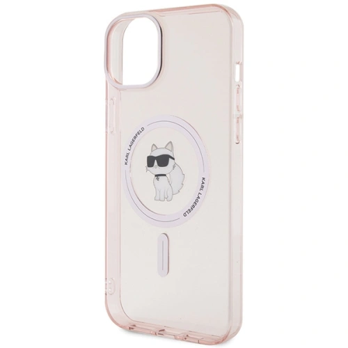 Buy Karl Lagerfeld KLHMP15MHFCCNOP Apple iPhone 15 Plus / 14 Plus hardcase IML Choupette MagSafe pink - KLD1681 - {ean13} - Home Screen Store Europe