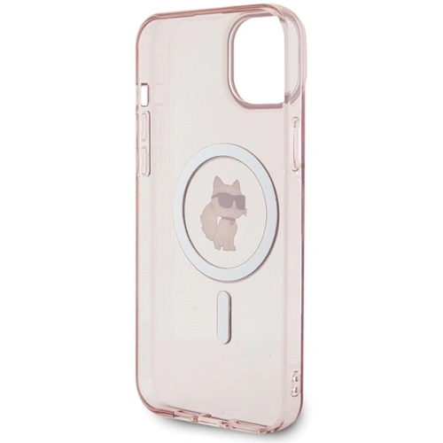 Buy Karl Lagerfeld KLHMP15MHFCCNOP Apple iPhone 15 Plus / 14 Plus hardcase IML Choupette MagSafe pink - KLD1681 - {ean13} - Home Screen Store Europe