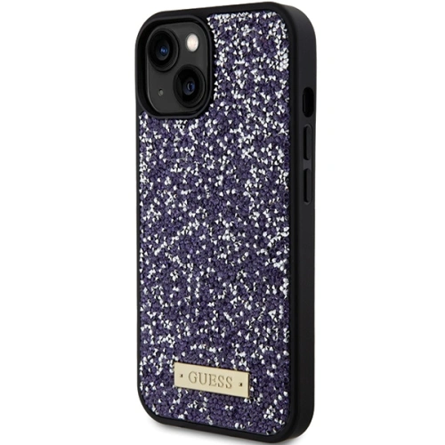 Kup Etui Guess GUHCP15SPFGSBSP Apple iPhone 15 hardcase Rhinestone Metal Logo růžový/světle růžový - GUE2845 - {ean13} - Sklep Home Screen