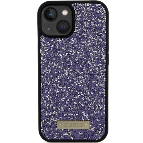 Kup Etui Guess GUHCP15SPFGSBSP Apple iPhone 15 hardcase Rhinestone Metal Logo růžový/světle růžový - GUE2845 - {ean13} - Sklep Home Screen