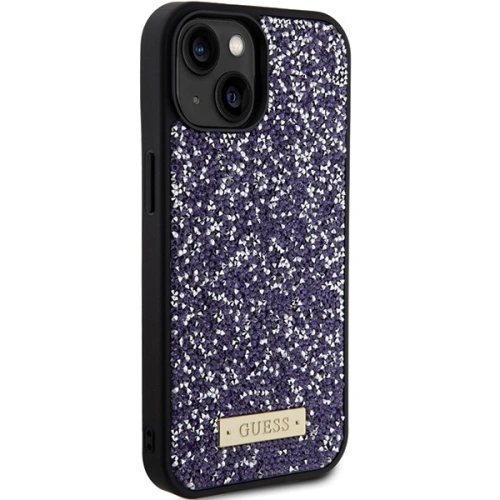Kup Etui Guess GUHCP15SPFGSBSP Apple iPhone 15 hardcase Rhinestone Metal Logo růžový/světle růžový - GUE2845 - {ean13} - Sklep Home Screen