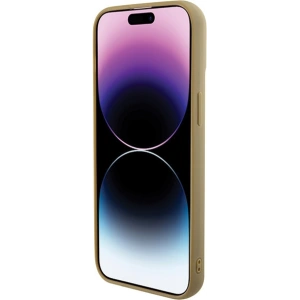 Etui Guess GUHCP15SPMSDGSD Apple iPhone 15 hardcase Disco Metal Script złoty/gold
