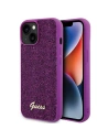 Case Guess GUHCP15SPMSDGSF Apple iPhone 15 Hartschale Disco Metal Script fuchsia/fuksja