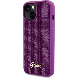 Etui Guess GUHCP15SPMSDGSF Apple iPhone 15 hardcase Disco Metal Script fuksja/fuschia