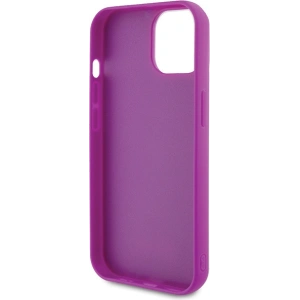 Etui Guess GUHCP15SPMSDGSF Apple iPhone 15 hardcase Disco Metal Script fuksja/fuschia