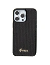 Etui Guess GUHCP15SPSFDGSK Apple iPhone 15 hardcase Sequin Script Metal černý/black