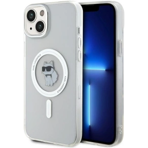 Etui Karl Lagerfeld KLHMP15MHFCCNOT Apple iPhone 15 Plus / 14 Plus hardcase IML Choupette MagSafe transparent