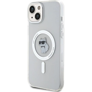 Etui Karl Lagerfeld KLHMP15MHFCCNOT Apple iPhone 15 Plus / 14 Plus hardcase IML Choupette MagSafe transparent