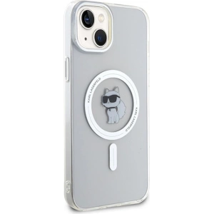 Etui Karl Lagerfeld KLHMP15MHFCCNOT Apple iPhone 15 Plus / 14 Plus hardcase IML Choupette MagSafe transparent