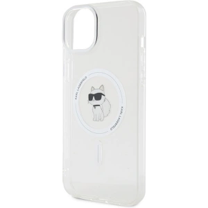 Etui Karl Lagerfeld KLHMP15MHFCCNOT Apple iPhone 15 Plus / 14 Plus hardcase IML Choupette MagSafe transparent