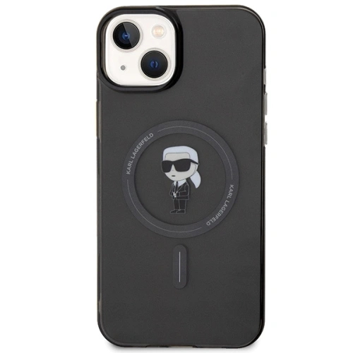 Kup Case Karl Lagerfeld KLHMP15MHFCKNOK Apple iPhone 15 Plus / 14 Plus Hardcase IML Ikonik MagSafe schwarz/black - KLD1683 - {ean13} - Sklep Home Screen
