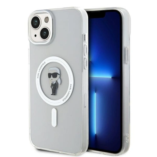 Kup Etui Karl Lagerfeld KLHMP15MHFCKNOT Apple iPhone 15 Plus / 14 Plus hardcase IML Ikonik MagSafe průhledné - KLD1684 - {ean13} - Sklep Home Screen