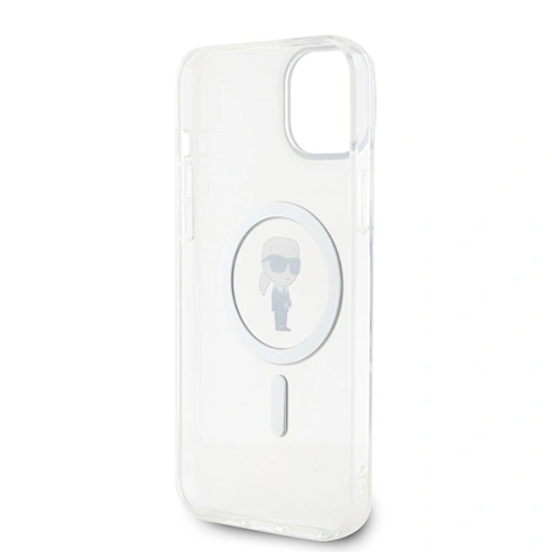 Kup Karl Lagerfeld Apple Carcasă KLHMP15MHFCKNOT iPhone 15 Plus / 14 Plus carcasă rigidă IML Ikonik MagSafe transparent - KLD1684 - {ean13} - Sklep Home Screen
