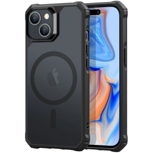 Kup Etui ESR Air Armor Halolock MagSafe Apple iPhone 15 Plus / 14 Plus Frosted Black - ESR721 - {ean13} - Sklep Home Screen