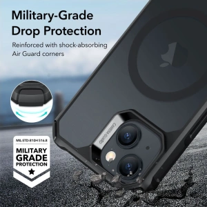 Kup Etui ESR Air Armor Halolock MagSafe Apple iPhone 15 Plus / 14 Plus Frosted Black - ESR721 - {ean13} - Sklep Home Screen
