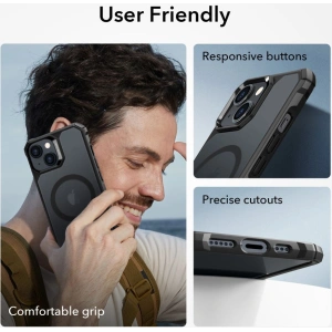 Kup Etui ESR Air Armor Halolock MagSafe Apple iPhone 15 Plus / 14 Plus Frosted Black - ESR721 - {ean13} - Sklep Home Screen