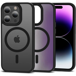 Kup Case Tech-Protect Magmat MagSafe Apple iPhone 15 Pro Max Matte Schwarz - THP2262 - {ean13} - Sklep Home Screen