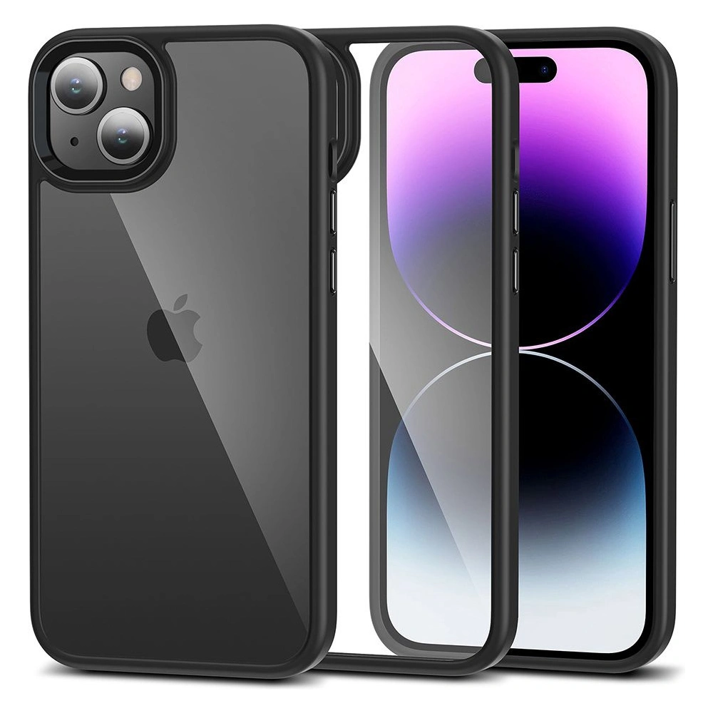 Etui Tech-Protect Magmat Apple iPhone 15 black/clear