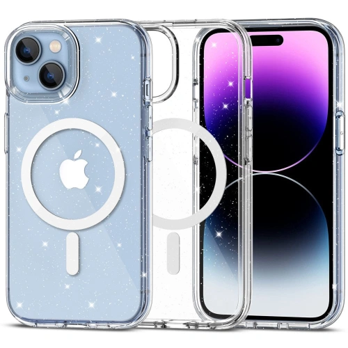 Kup Etui Tech-Protect Flexair Hybrid MagSafe Apple iPhone 15 Plus / 14 Plus Glitter Clear - THP2269 - {ean13} - Sklep Home Screen
