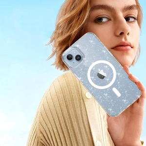 Buy Tech-Protect Flexair Hybrid MagSafe Apple iPhone 15 Pro Max Glitter Clear - THP2270 - {ean13} - Home Screen Store Europe