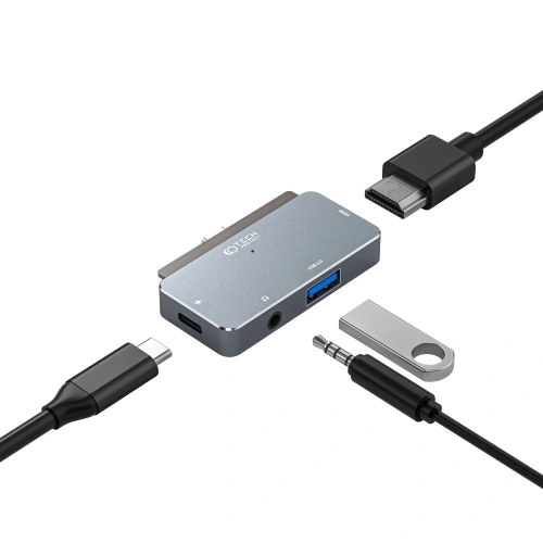 Kup Adapter Tech-Protect V6 Hub 4w1 Grau - THP2271 - {ean13} - Sklep Home Screen