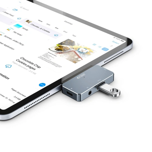 Kup Adapter Tech-Protect V6 hub 4w1 Szürke - THP2271 - {ean13} - Sklep Home Screen