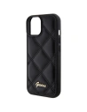 Kup Case Guess GUHCP15SPSQSQSK Apple iPhone 15 hardcase Quilted Metal Logo schwarz/black - GUE2852 - {ean13} - Sklep Home Screen