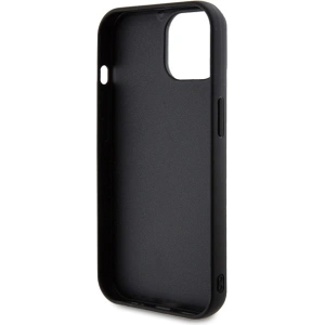 Etui Guess GUHCP15SPSQSQSK Apple iPhone 15 hardcase Quilted Metal Logo czarny/black