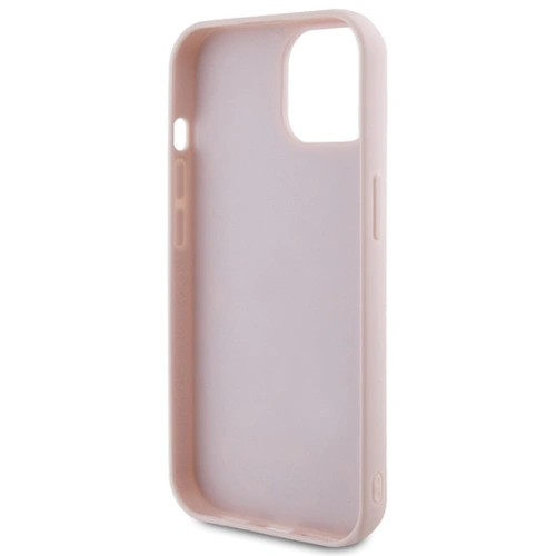 Kup Guess Apple Geantă GUHCP15SPSQSQSP iPhone 15 carcasă tare cu logo metalic matlasat roz/roz - GUE2853 - {ean13} - Sklep Home Screen