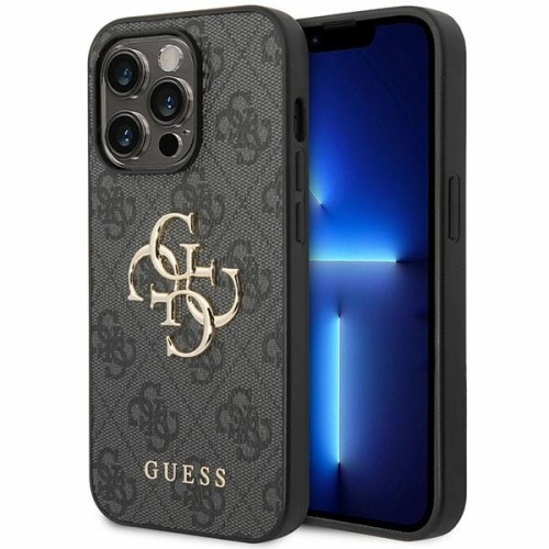 Kup Case Guess GUHCP15X4GMGGR Apple iPhone 15 Pro Max Hardcase 4G Big Metal Logo grau/grey - GUE2854 - {ean13} - Sklep Home Screen