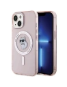 Case Karl Lagerfeld KLHMP15SHFCCNOP Apple iPhone 15 Hardcase IML Choupette MagSafe rosa/pink