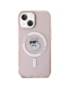 Kup Etui Karl Lagerfeld KLHMP15SHFCCNOP Apple iPhone 15 hardcase IML Choupette MagSafe różowy/pink - KLD1687 - {ean13} - Sklep Home Screen
