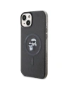 Kup Etui Karl Lagerfeld KLHMP15SHGKCNOK Apple iPhone 15 hardcase Karl&Choupette Glitter MagSafe czarny/black - KLD1689 - {ean13} - Sklep Home Screen