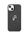 Kup Etui Karl Lagerfeld KLHMP15SHGKCNOK Apple iPhone 15 hardcase Karl&Choupette Glitter MagSafe czarny/black - KLD1689 - {ean13} - Sklep Home Screen